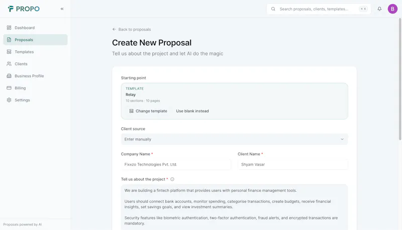 Propo screenshot 3