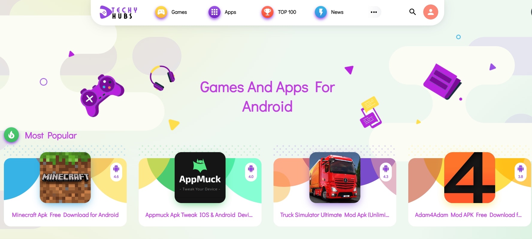 Juegos móviles y descargador de profesor media 1