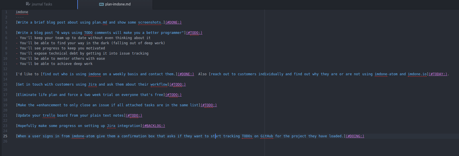 Getting more done with less — plain text notes and inside out todo lists gallery image