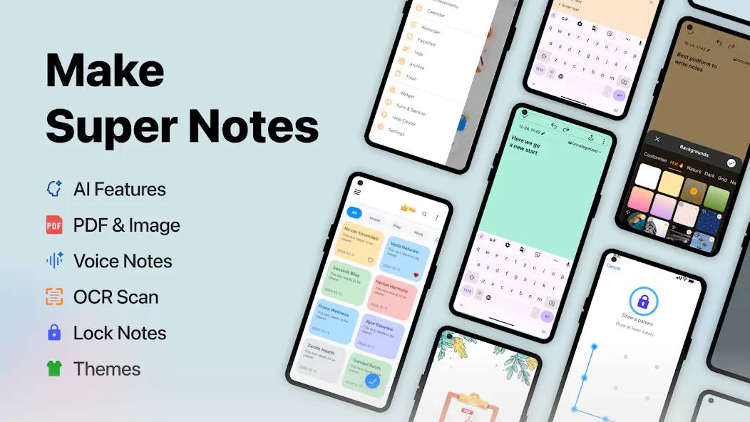 SuperNotes – AI, Notes & Docs 截图