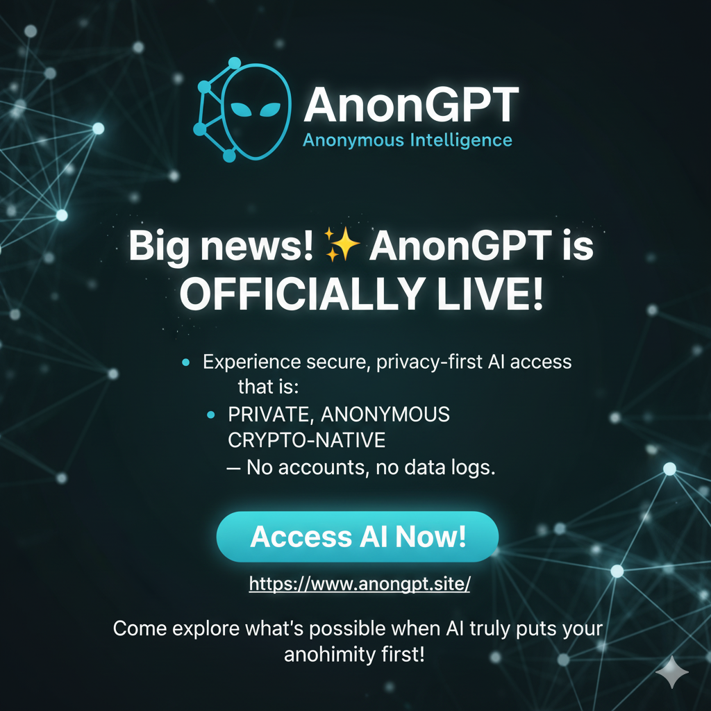 AnonGPT - Screenshot 2 showing product features and functionality