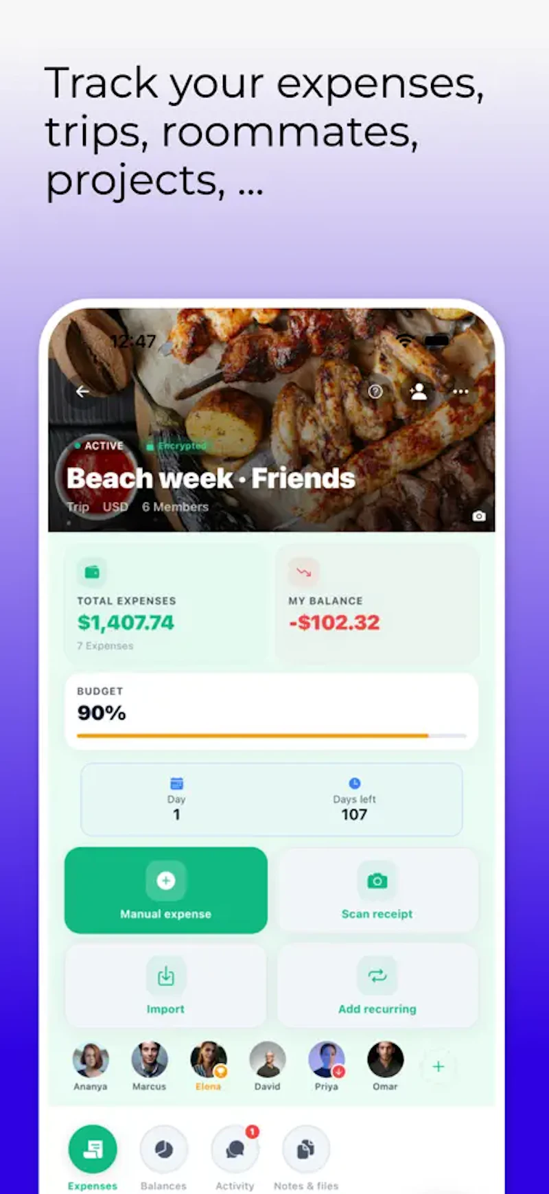 Partly — Split expenses with friends screenshot 6