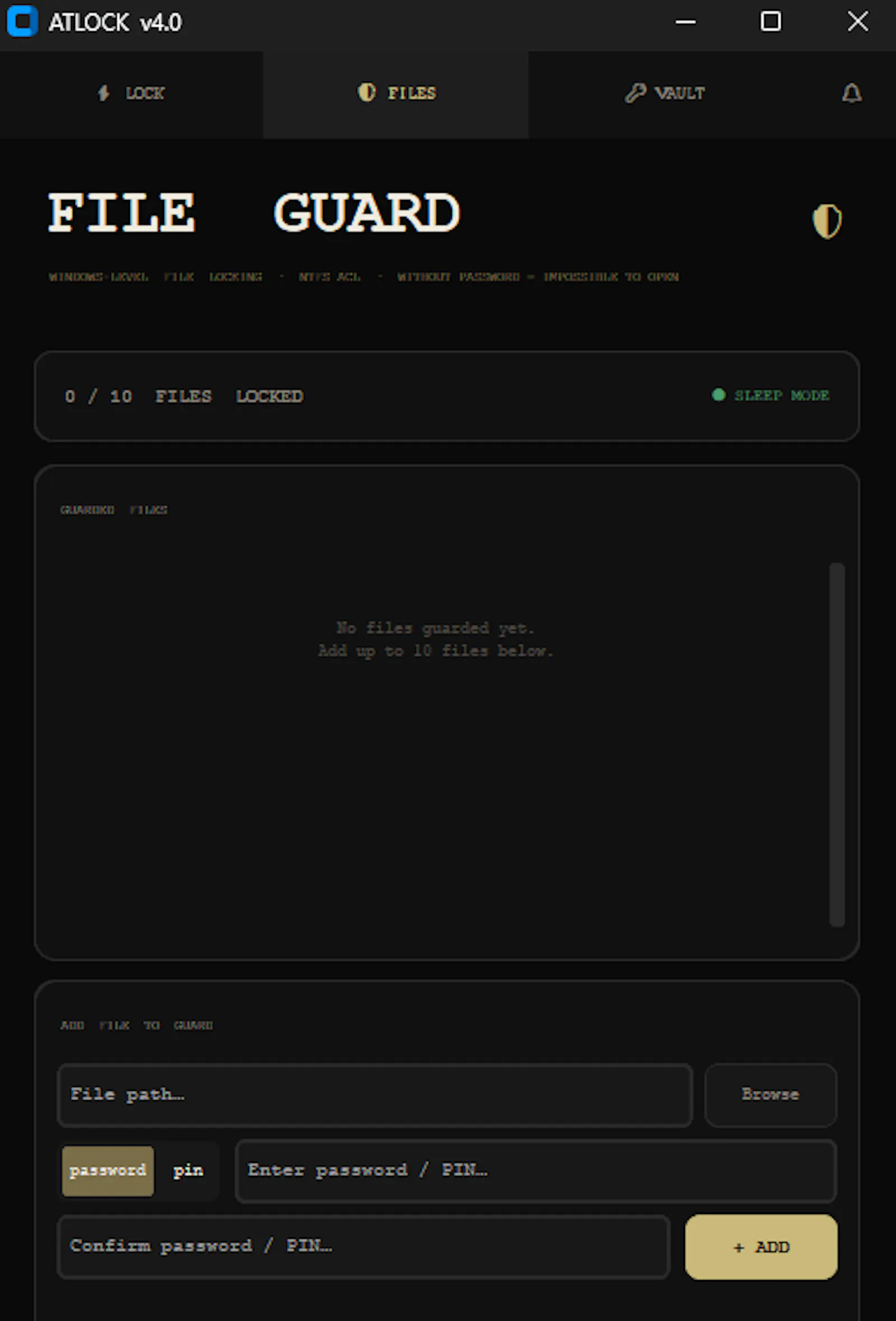 ATLOCK screenshot 3