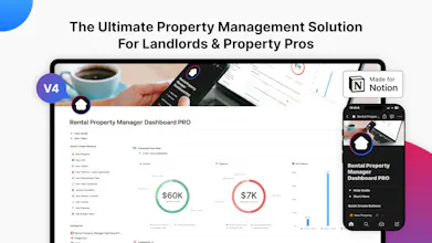 Rental Property Manager Dashboard Pro gallery image