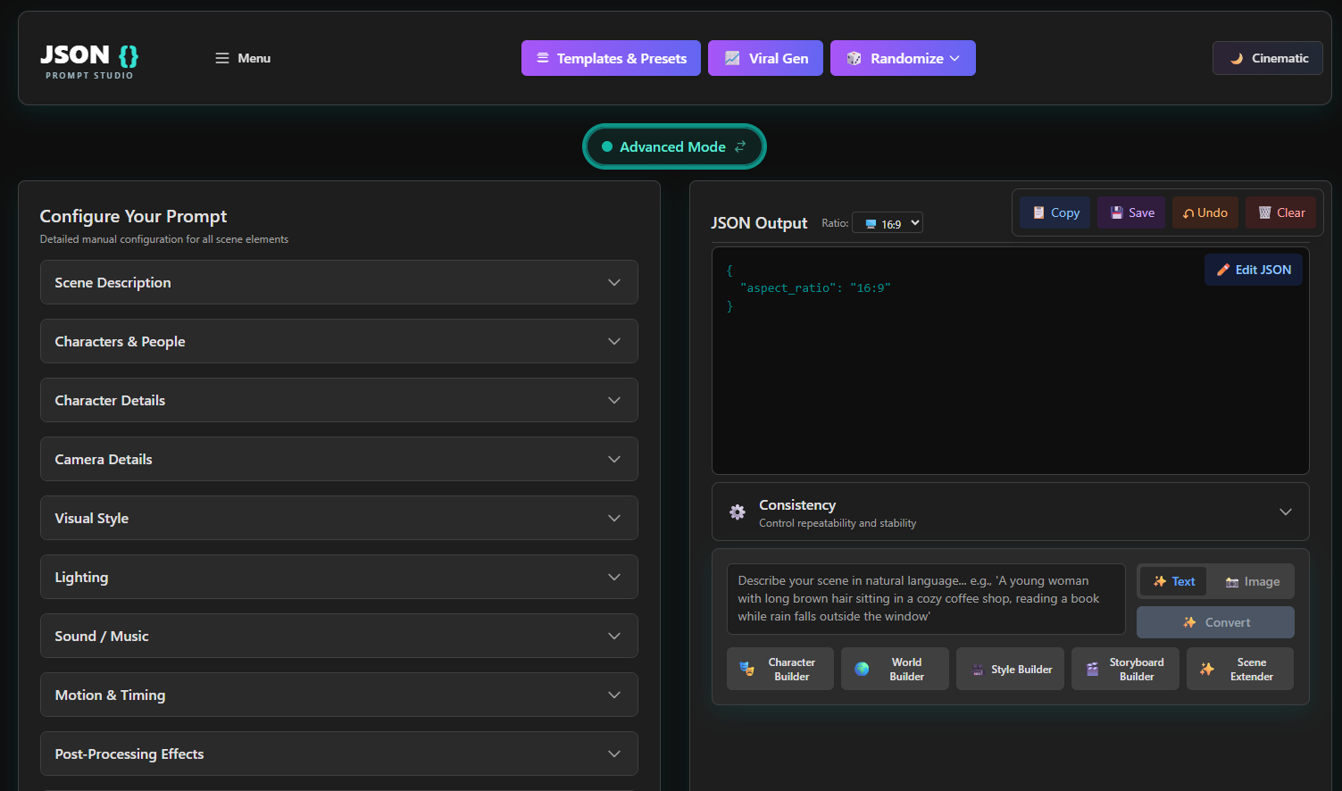JSON Prompt Studio gallery image