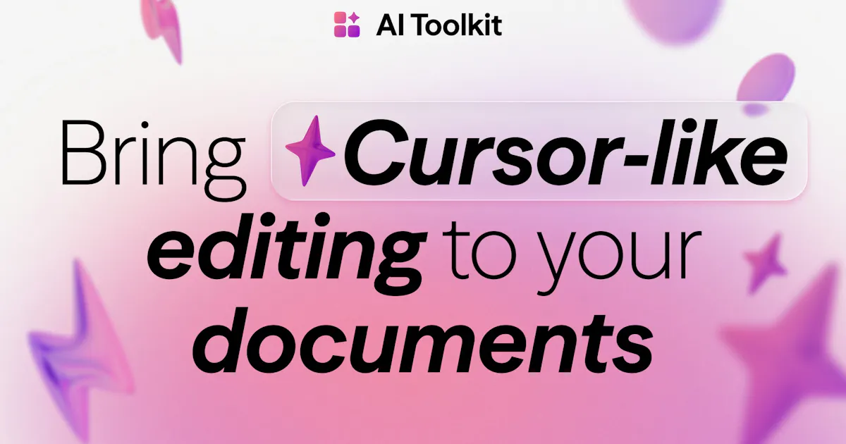 AI Toolkit by Tiptap