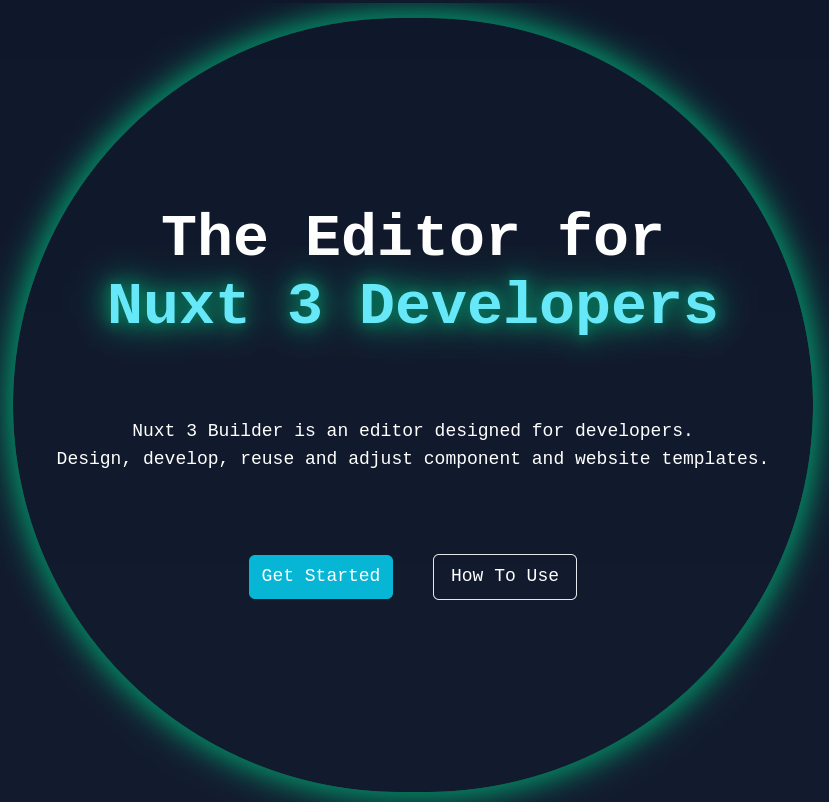 NUXT 3 Builder