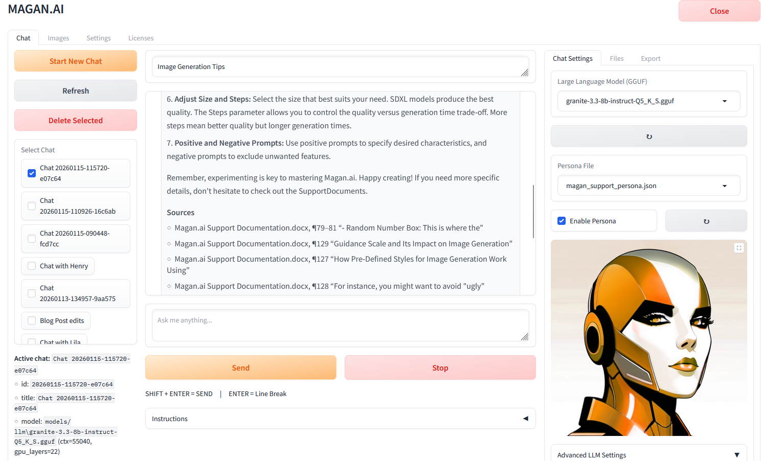 Magan AI - Screenshot 4 showing product features and functionality
