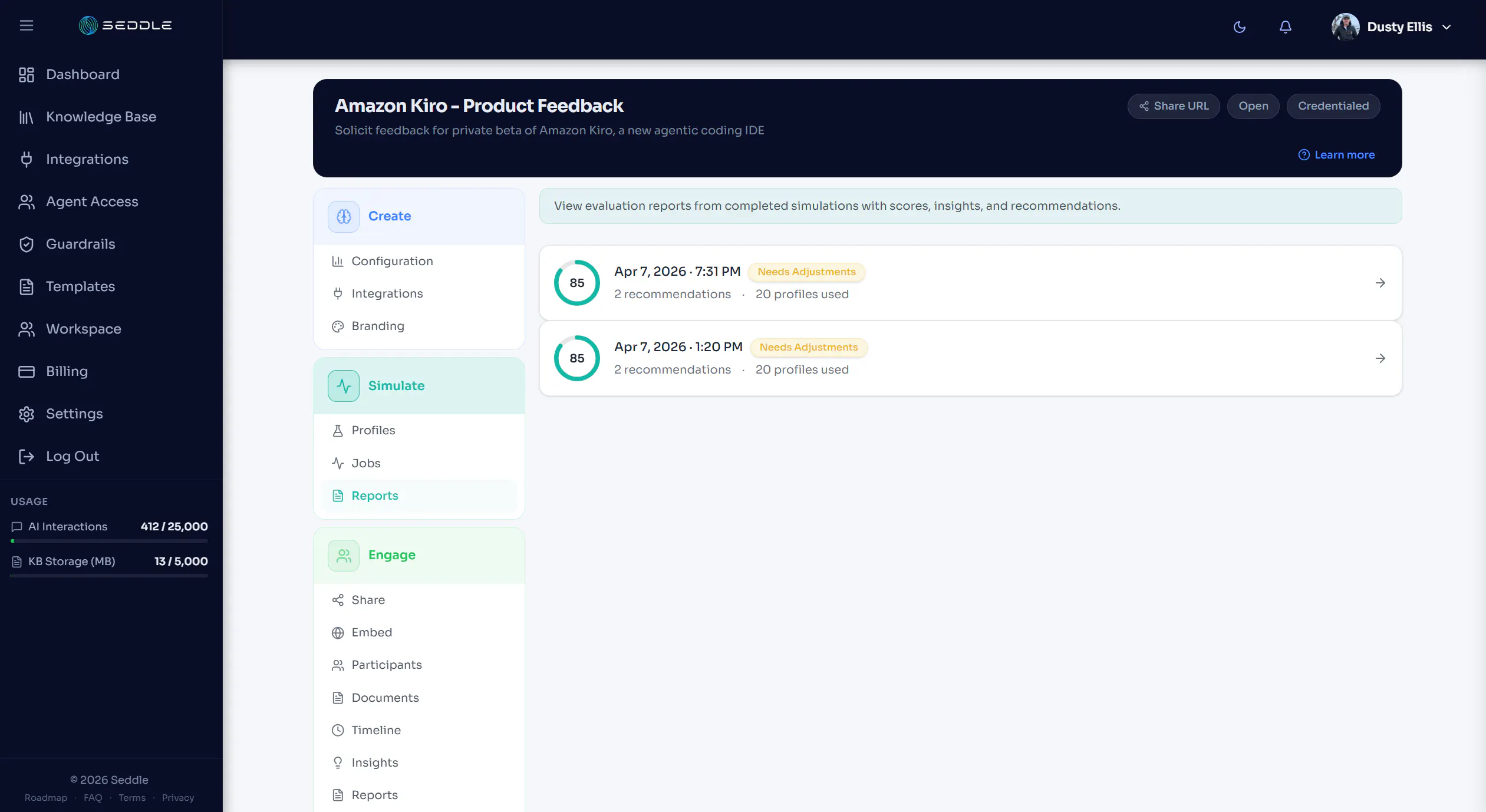 Seddle: Agents for Audience Engagement gallery image