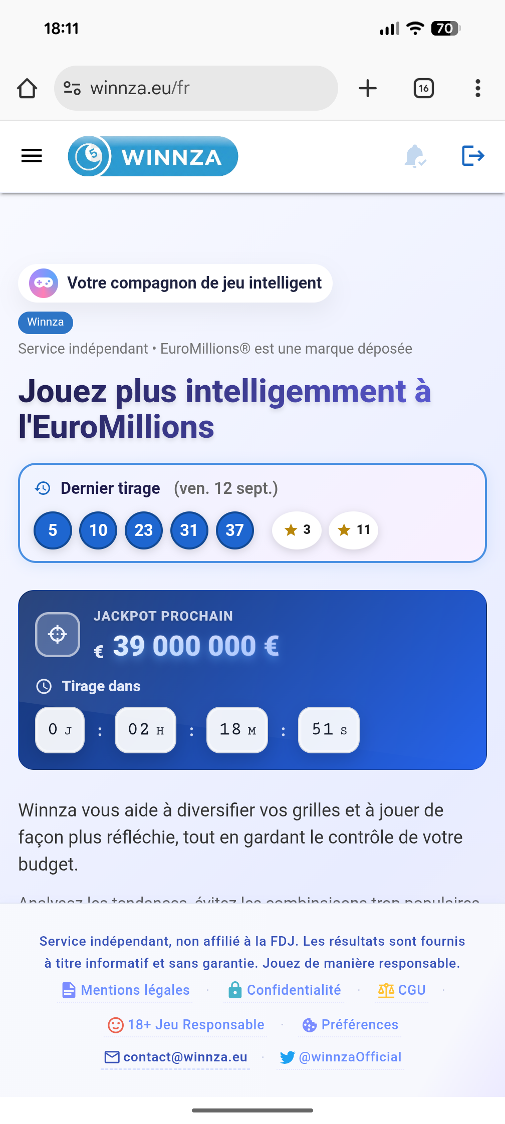 Winnza — EuroMillions gallery image