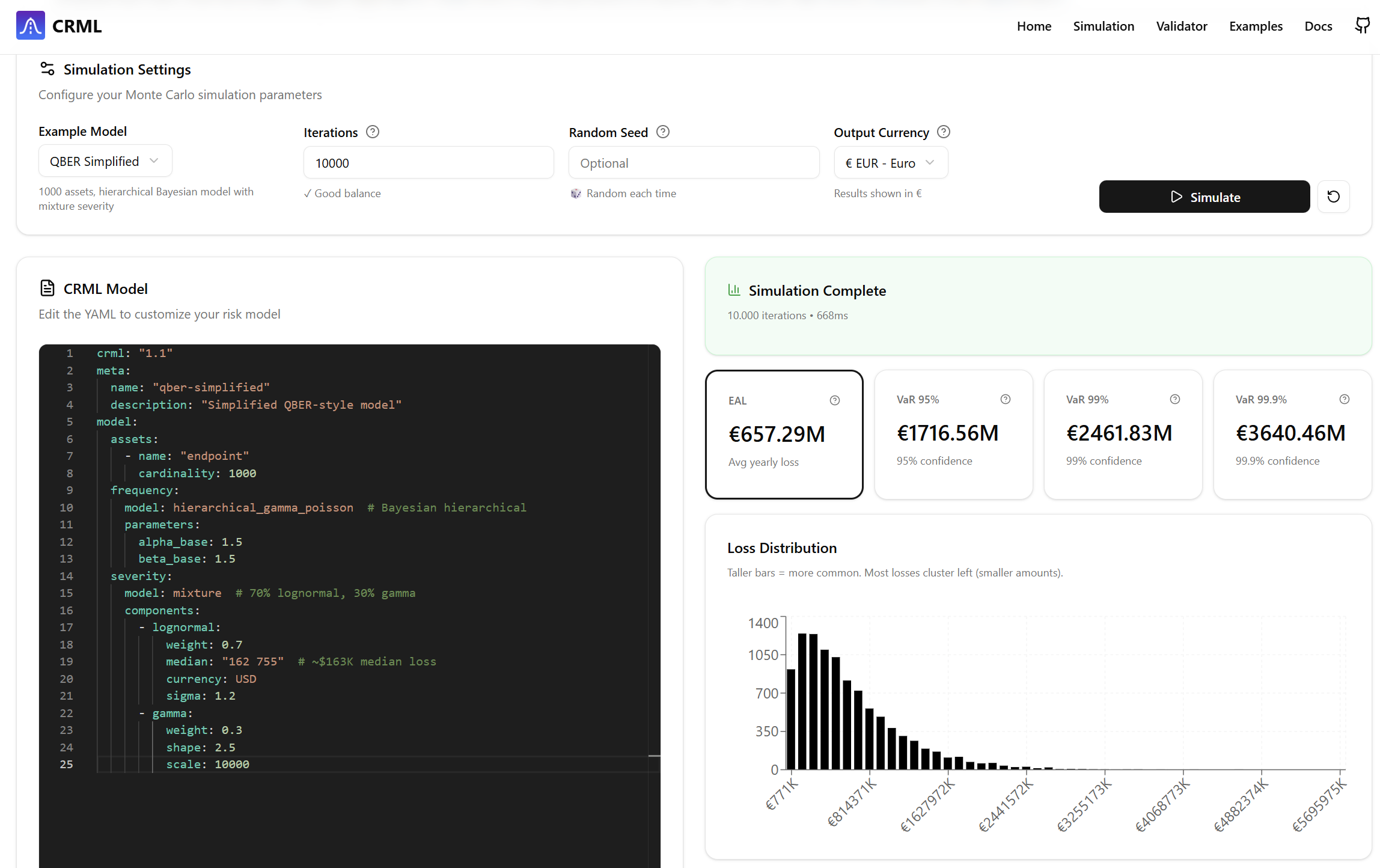 CRML - Screenshot 2 showing product features and functionality