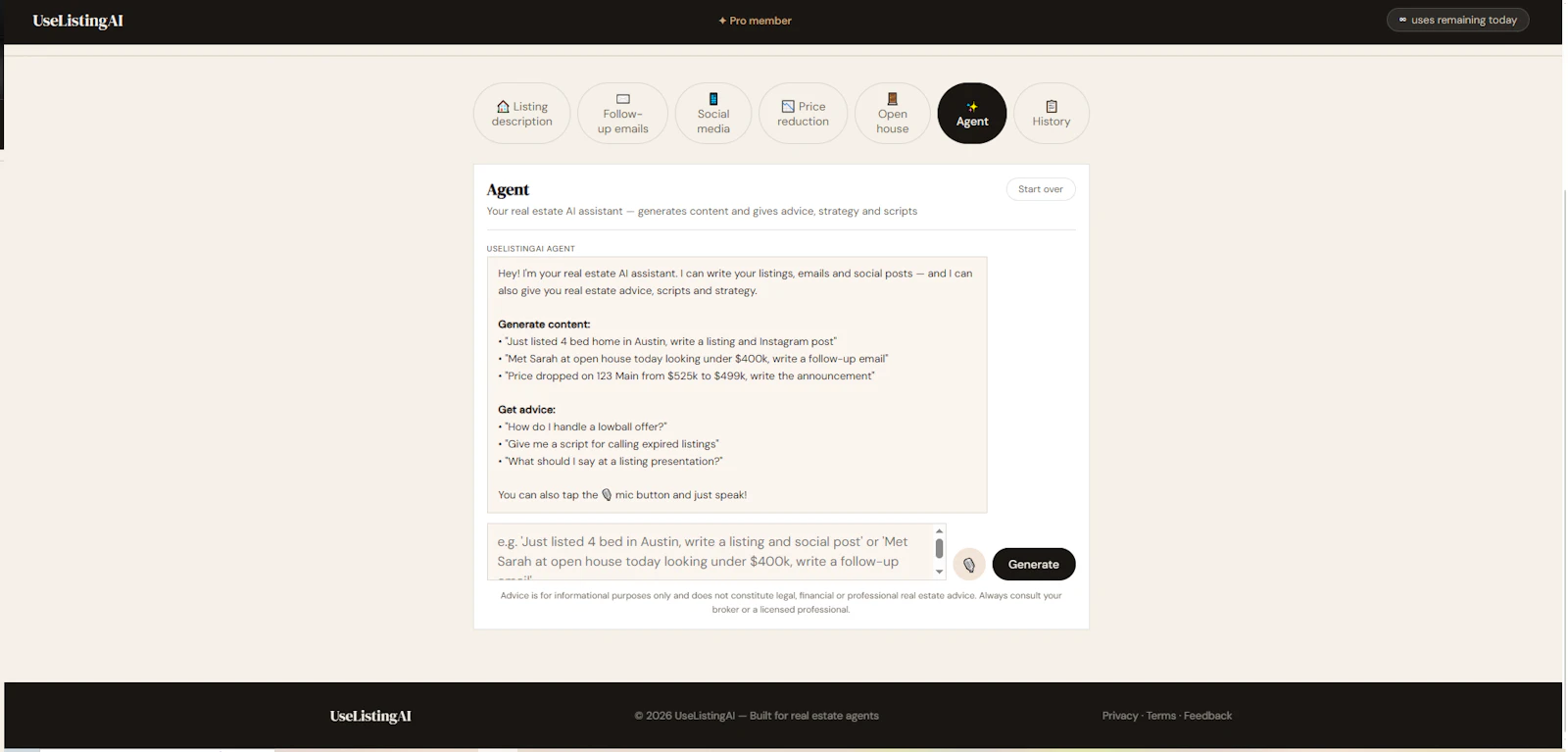 Real Estate AI Tool screenshot 3