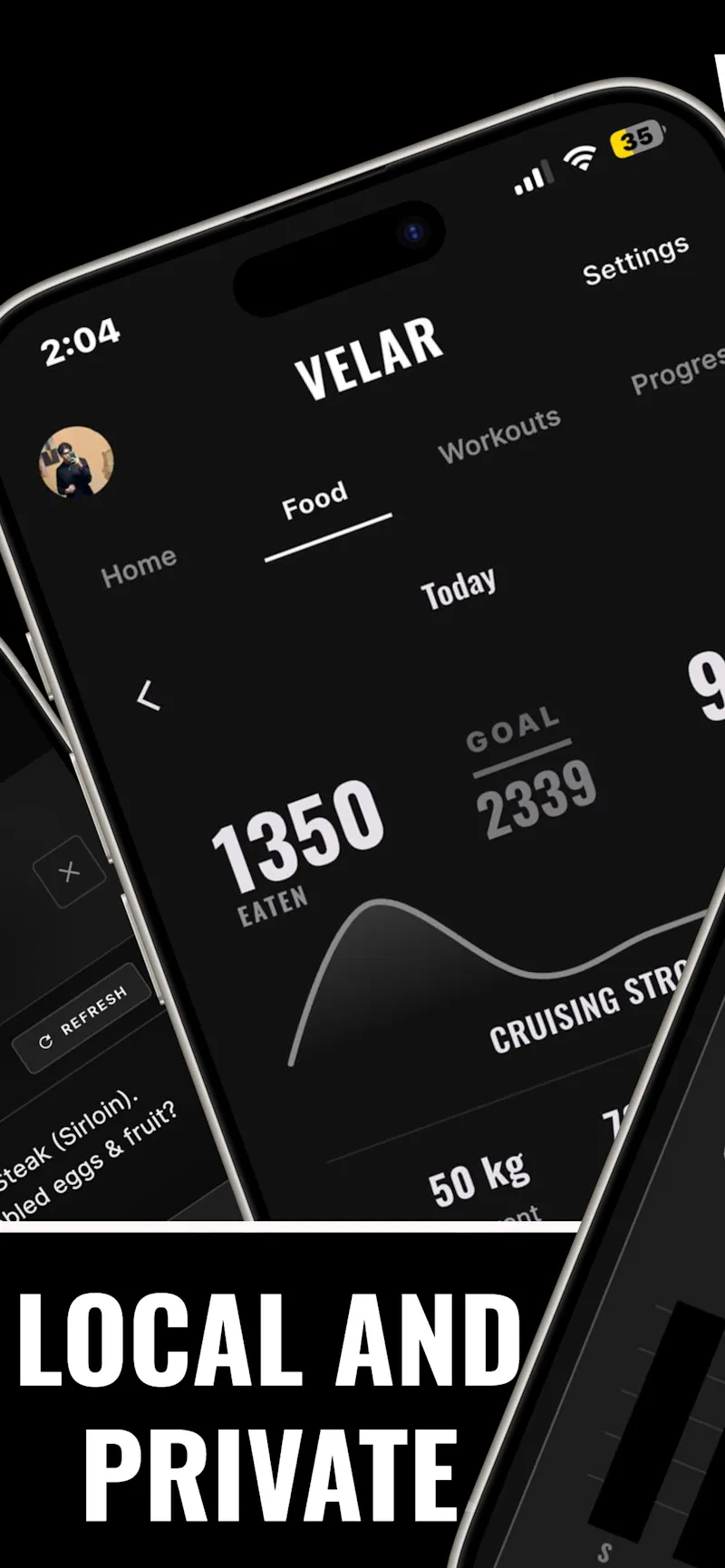 Velar: Offline AI Diet Tracker screenshot 2