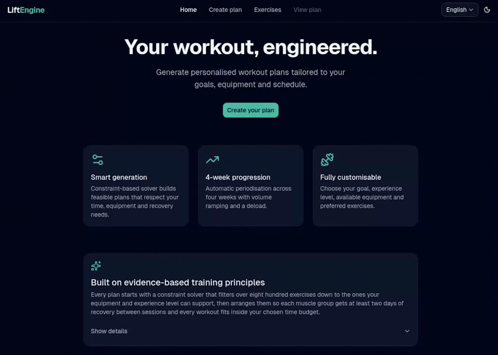 LiftEngine screenshot 1 (video preview)