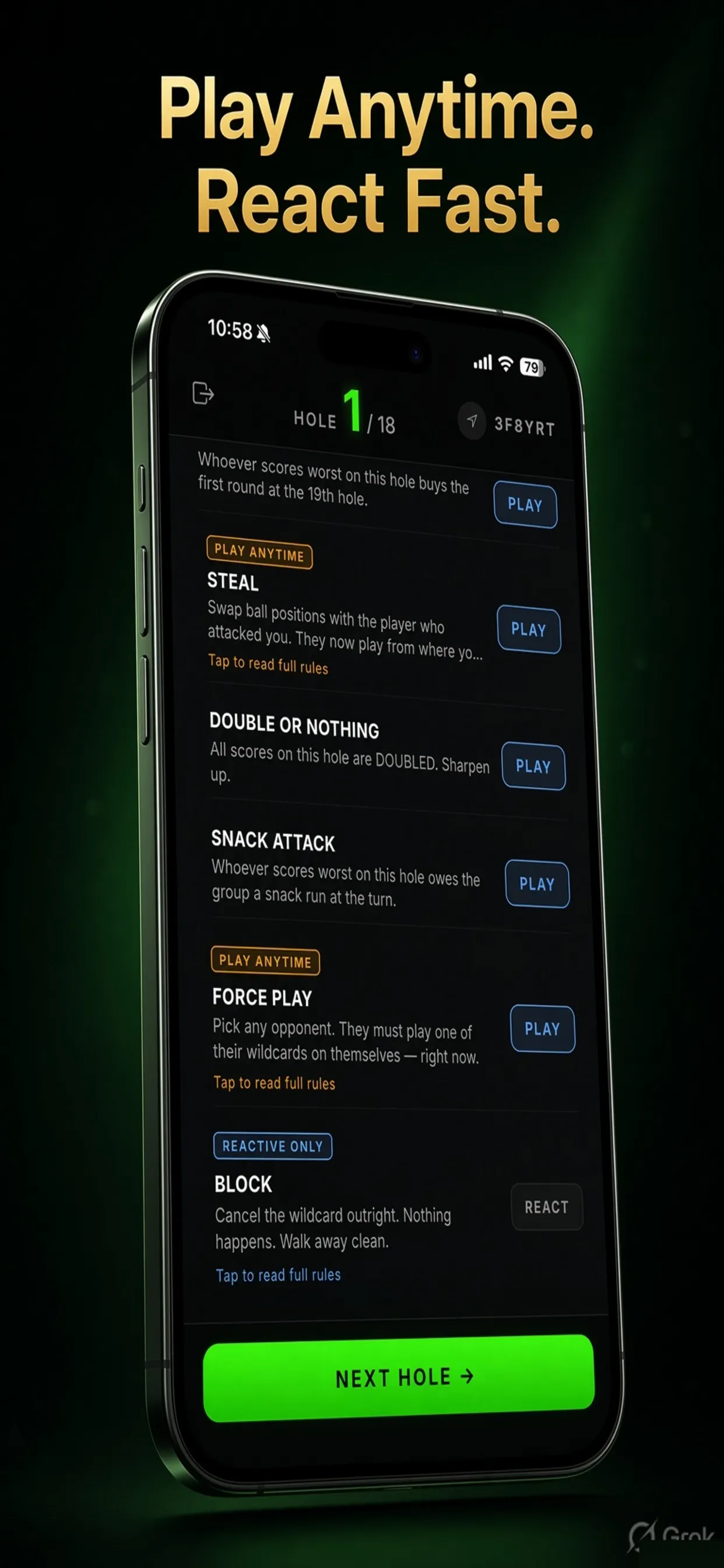 Wildcard Golf: Side Game Cards gallery image
