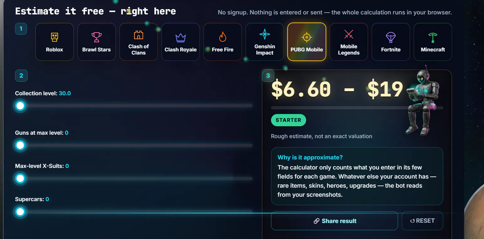 GameAccountValue gallery image