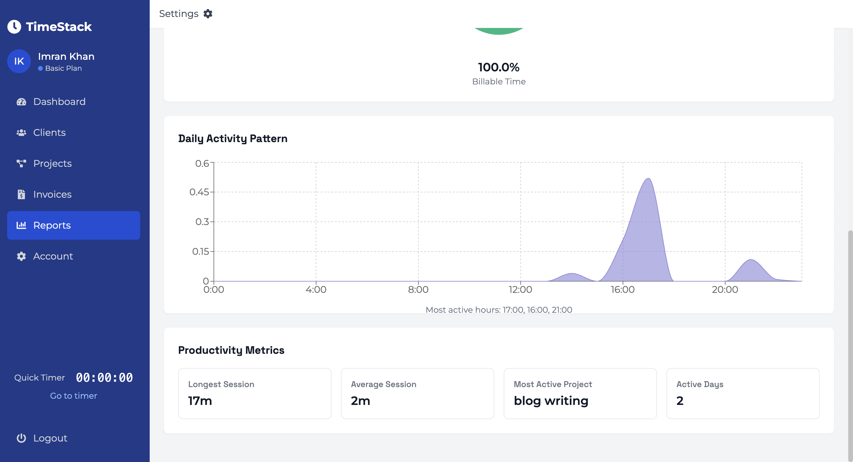 Timestack - Facturen en tijd volgen - Eenvoudige tijd volgen en factureren voor freelancers media 5