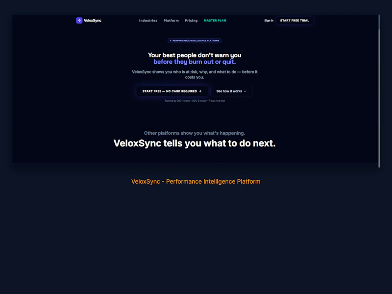 VeloxSync screenshot 2