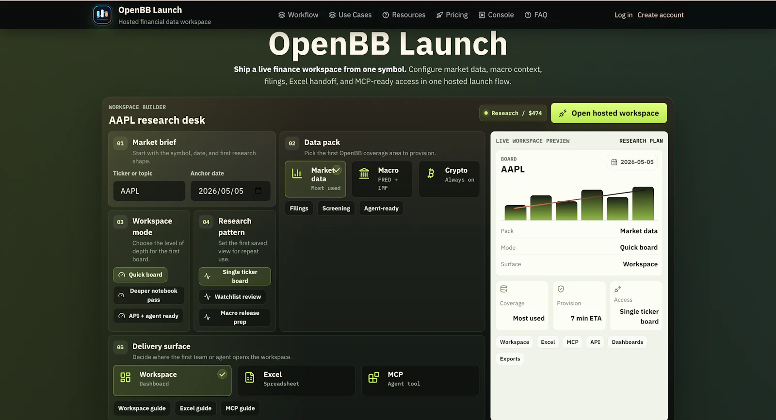 OpenBB Launch screenshot 1