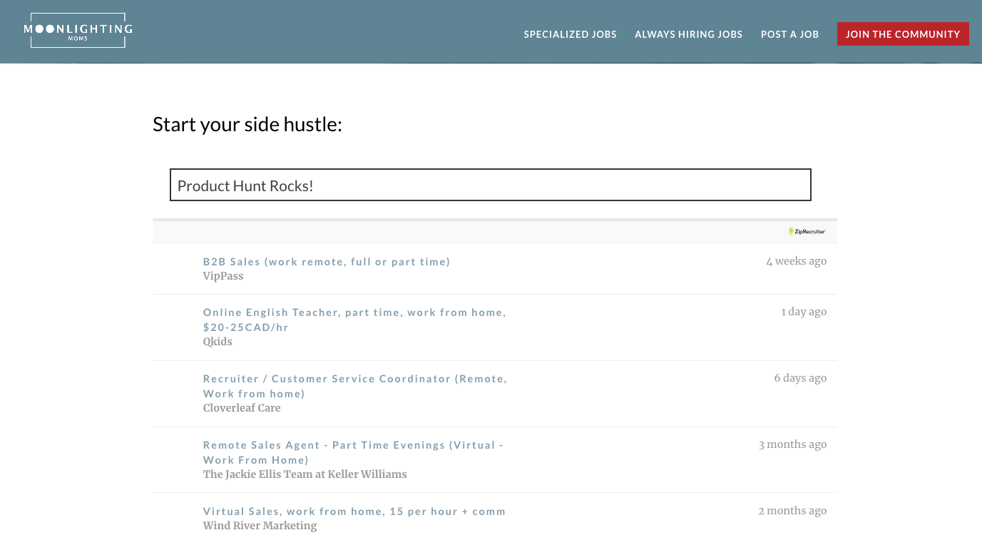 Moonlighting Moms gallery image