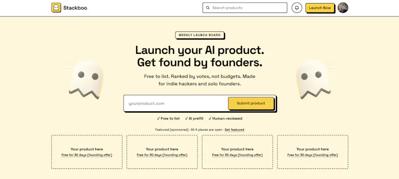 Stackboo screenshot 1