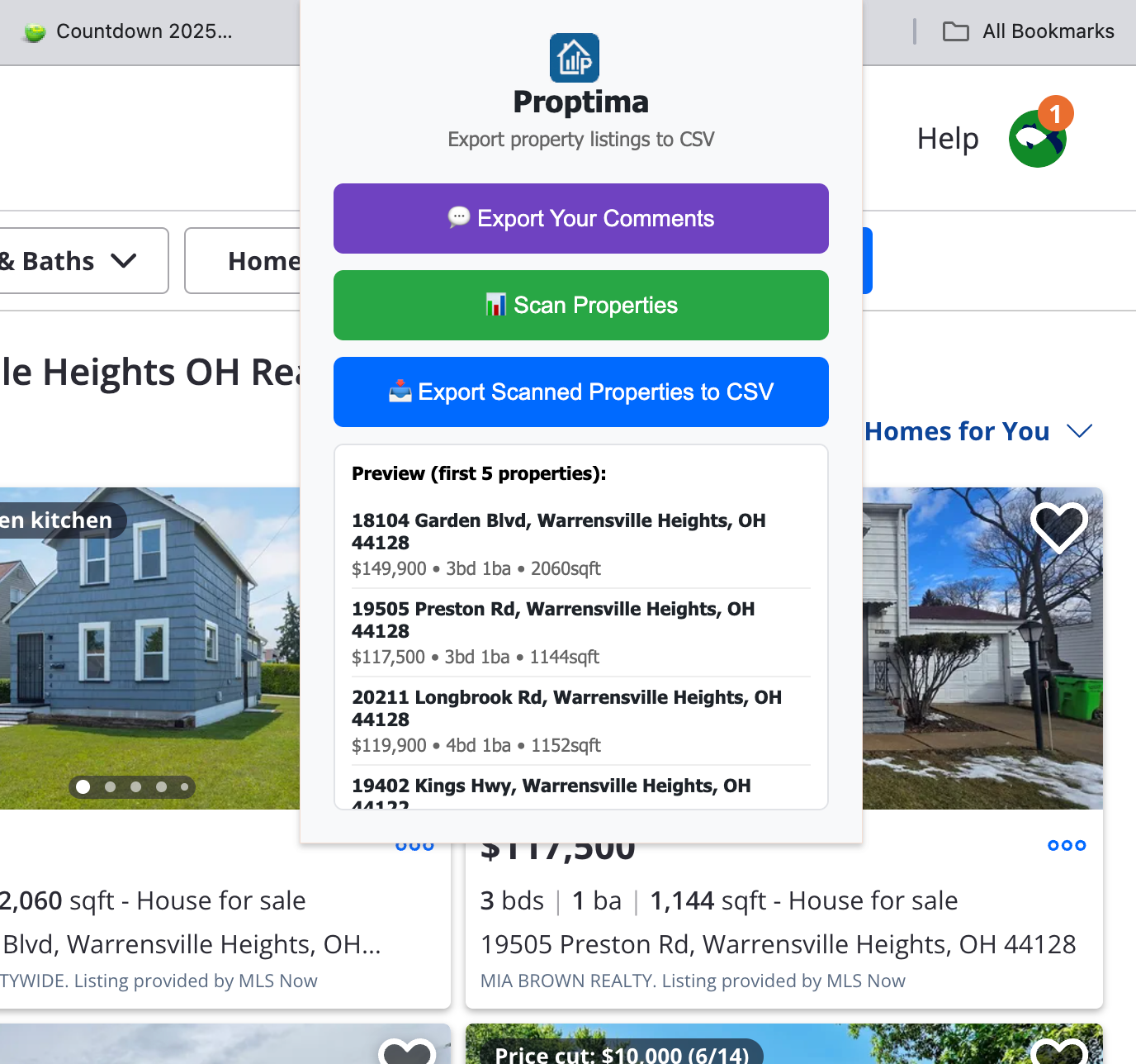Property tracker for Zillow gallery image