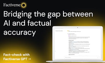 Factiverse GPT gallery image