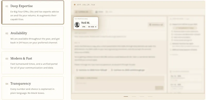 Valim Tax screenshot 2