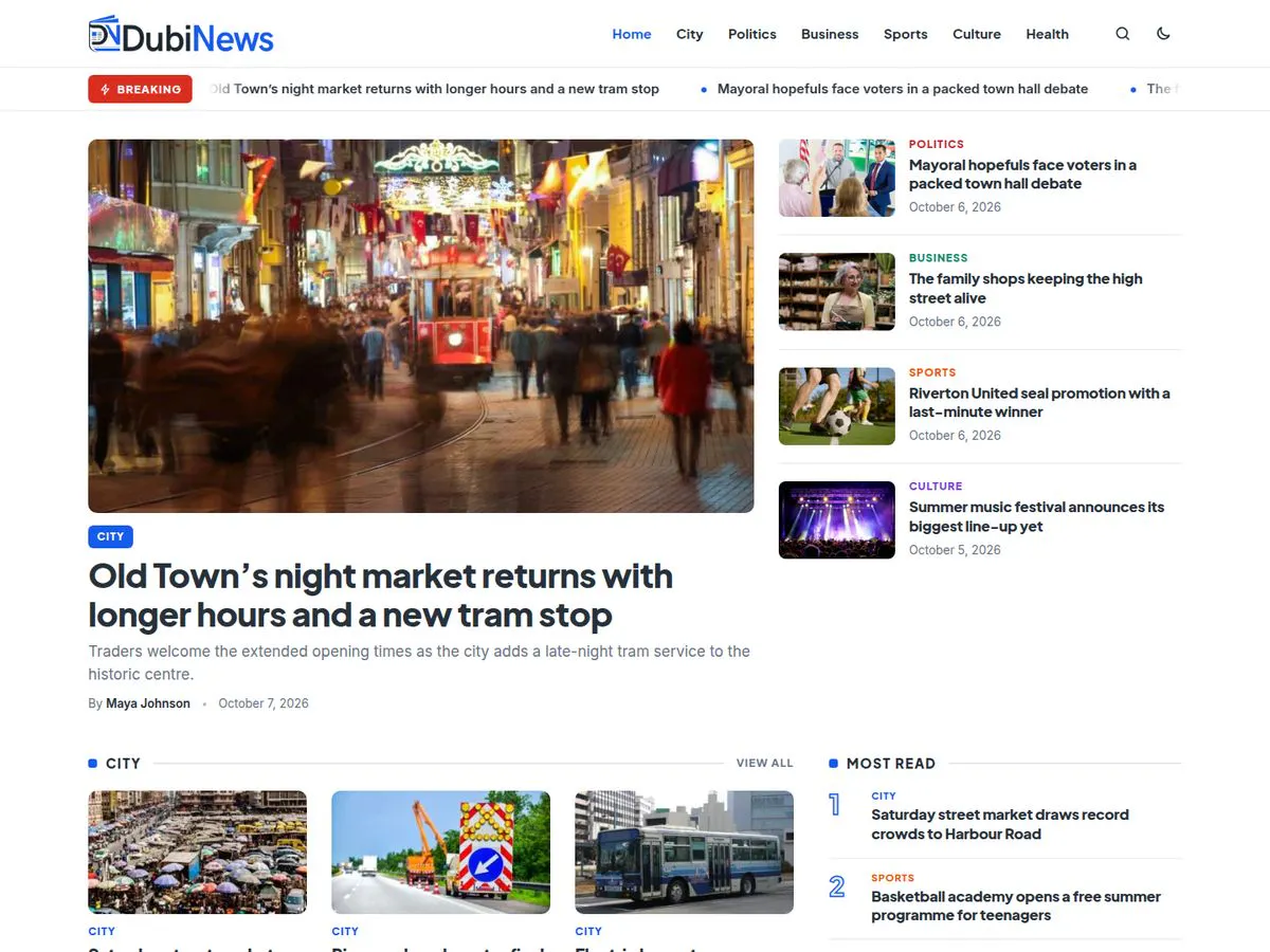 Dubi News - Wordpress gallery image