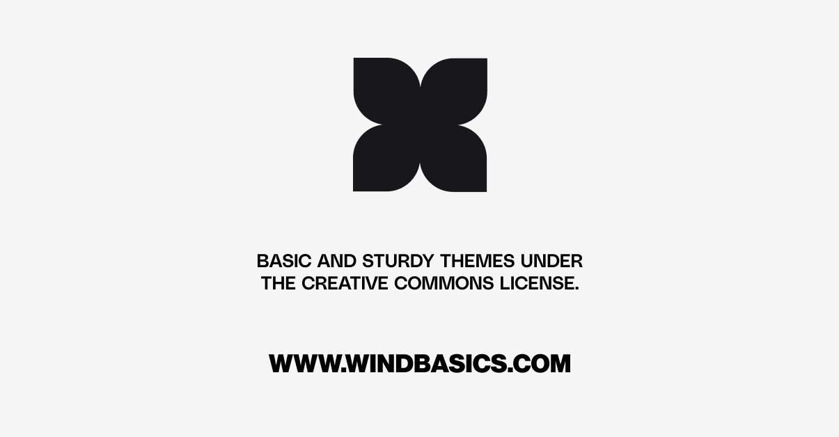 startuptile Wind Basics-Free Astro & Tailwind themes under the C.Commons license