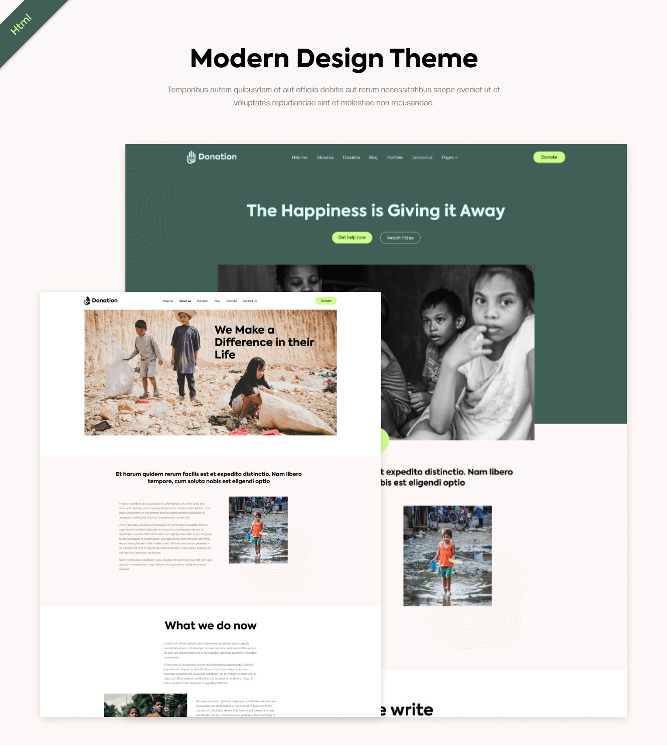 Donation NonProfit Website HTML Template media 5
