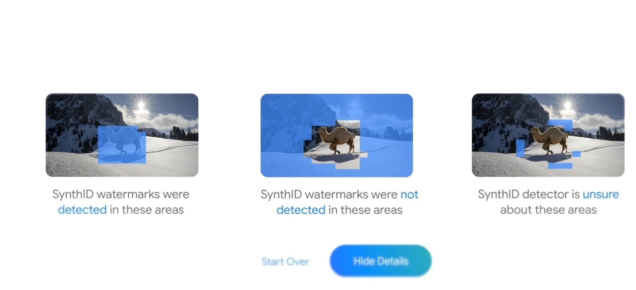 SynthID by Google DeepMind - Screenshot 2 showing product features and functionality