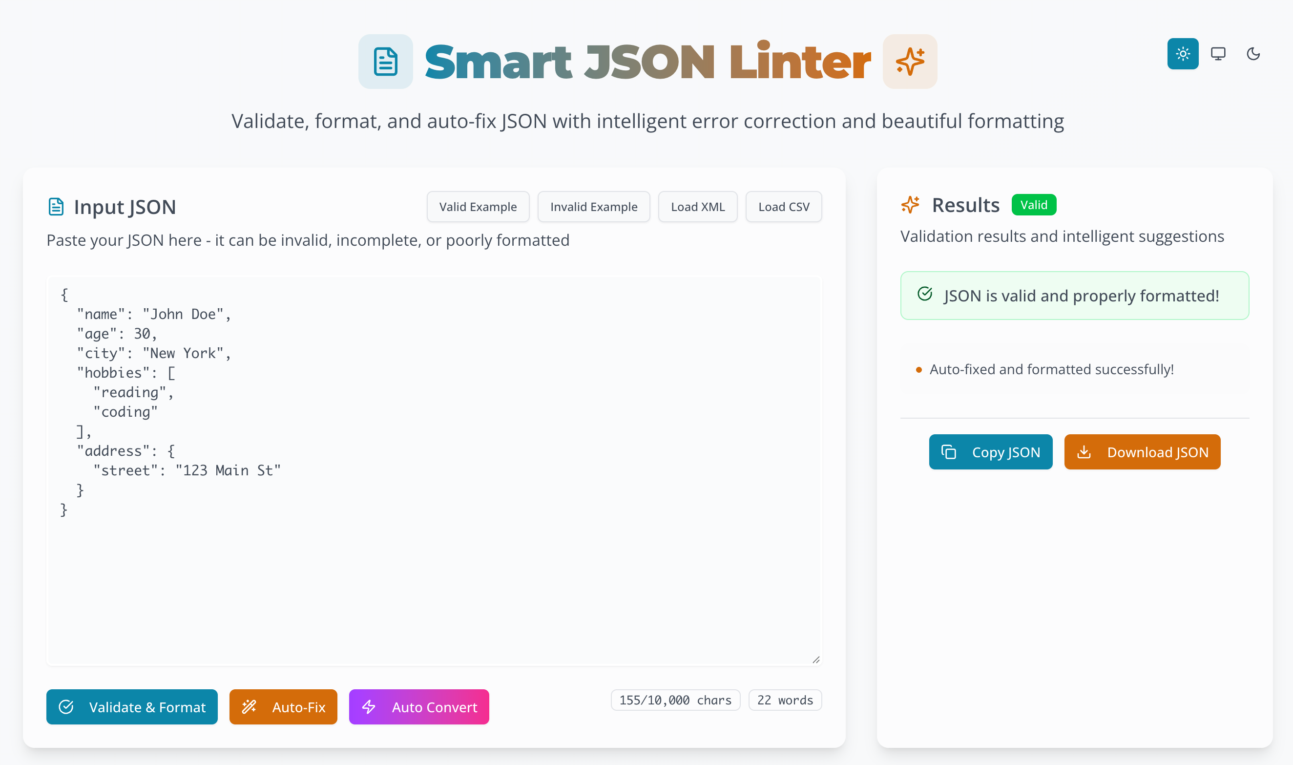 स्मार्ट JSON LINTER और फॉर्मेटर मीडिया 2