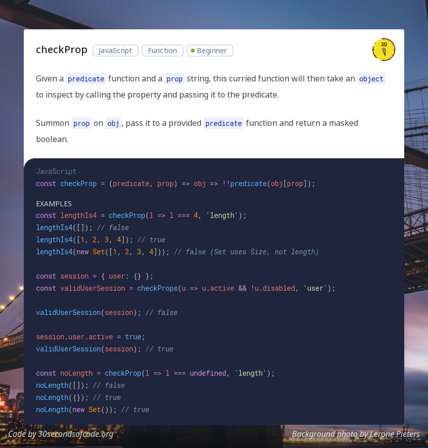 30 seconds of code gallery image