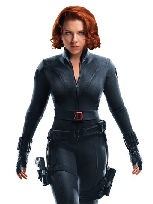 Avengers Black Widow Leather Jacket
