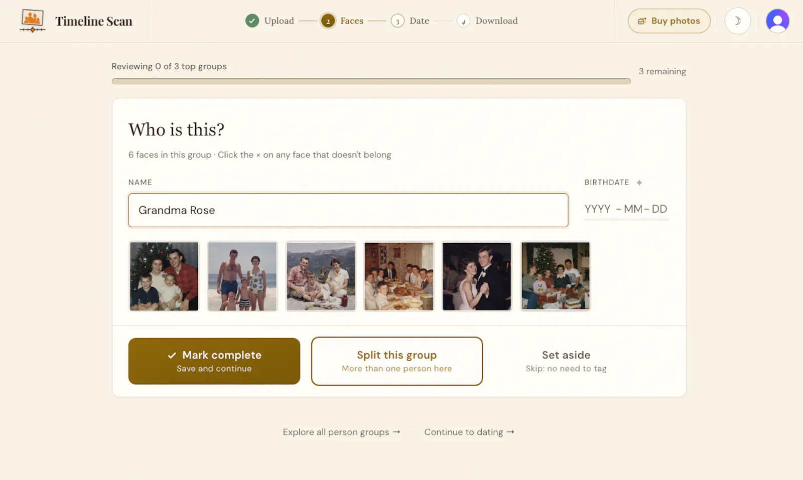Timeline Scan screenshot 6
