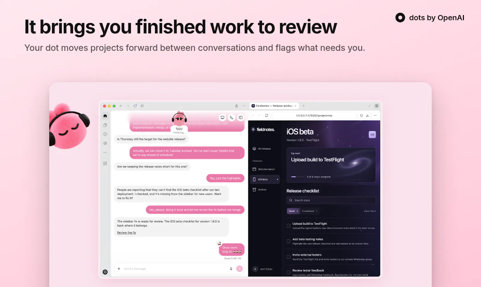 Dots by OpenAI screenshot 3