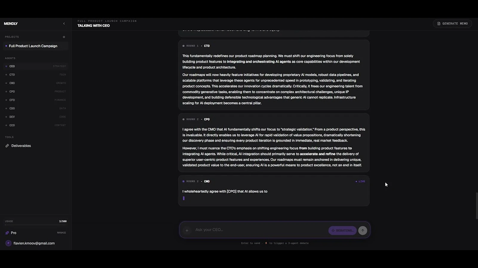 MendlyAI screenshot 1 (video preview)