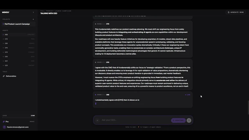 MendlyAI screenshot 1 (video preview)