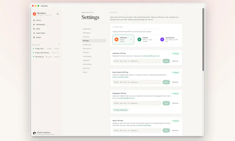 Routines screenshot 8