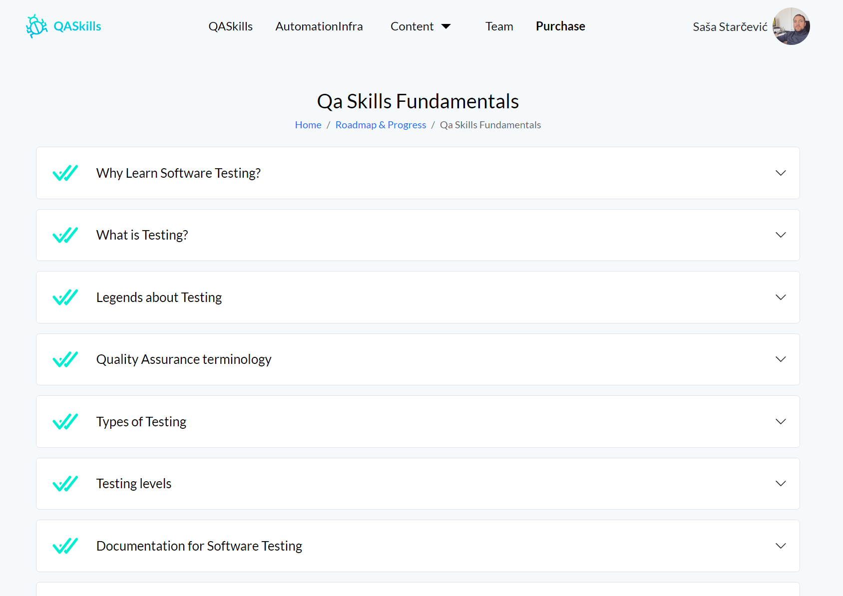 وسائط QASkills.io - Ace The QA مقابلة مع منصة التعلم التفاعلية لدينا 4