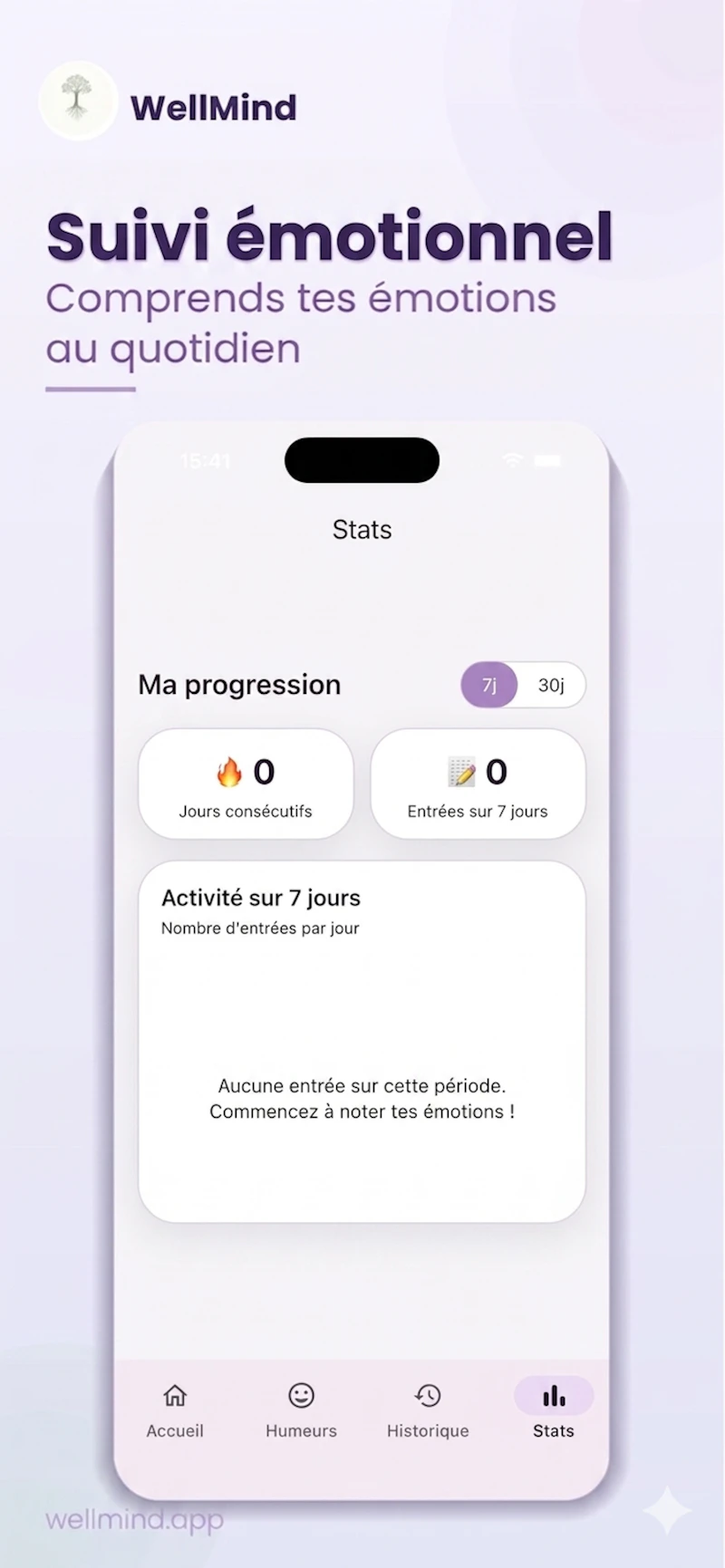 WellMind-Écoute tes émotions screenshot 4