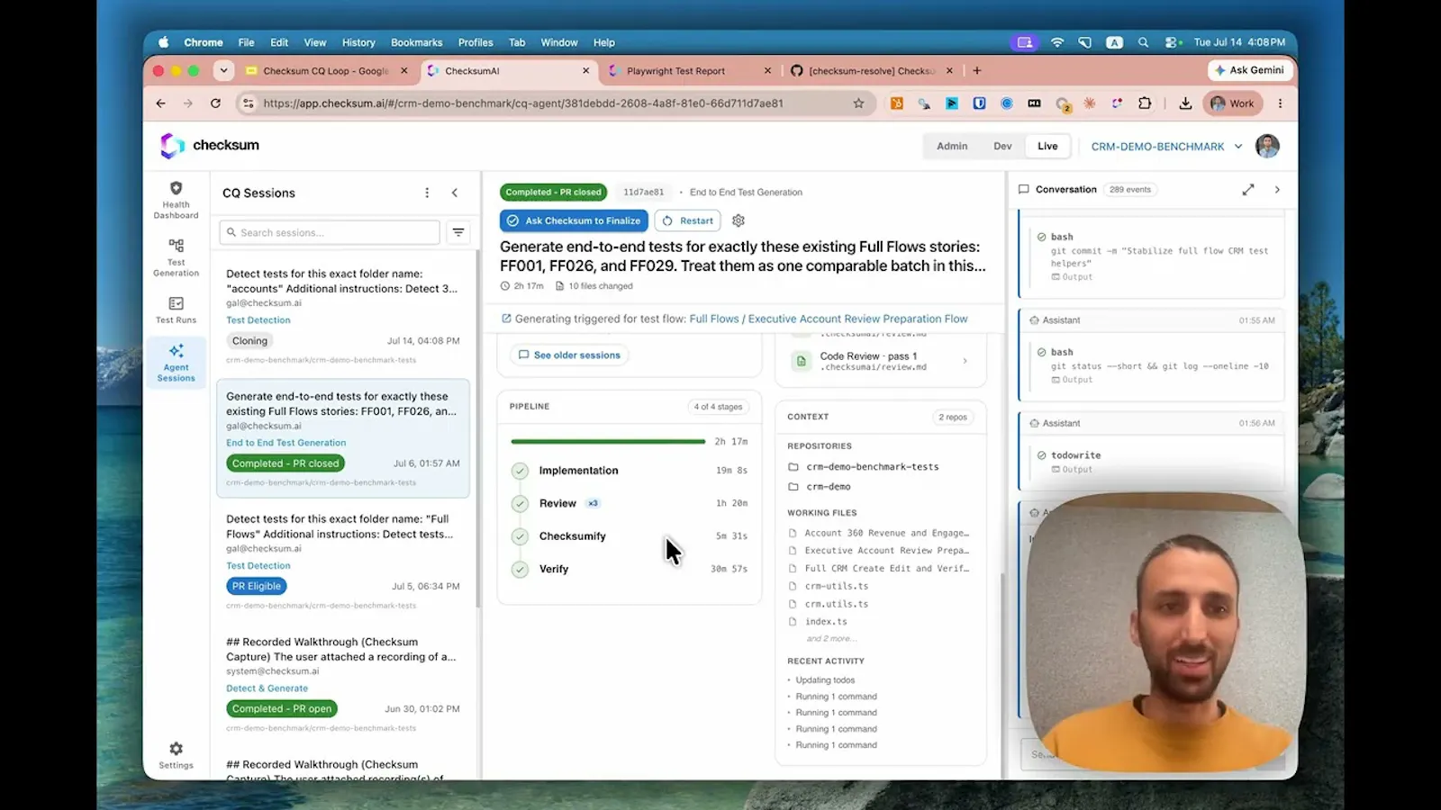 Checksum AI screenshot 1 (video preview)