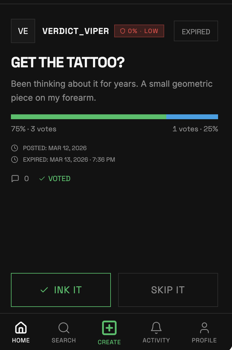 Can't Decide? Let the Crowd Choose. gallery image