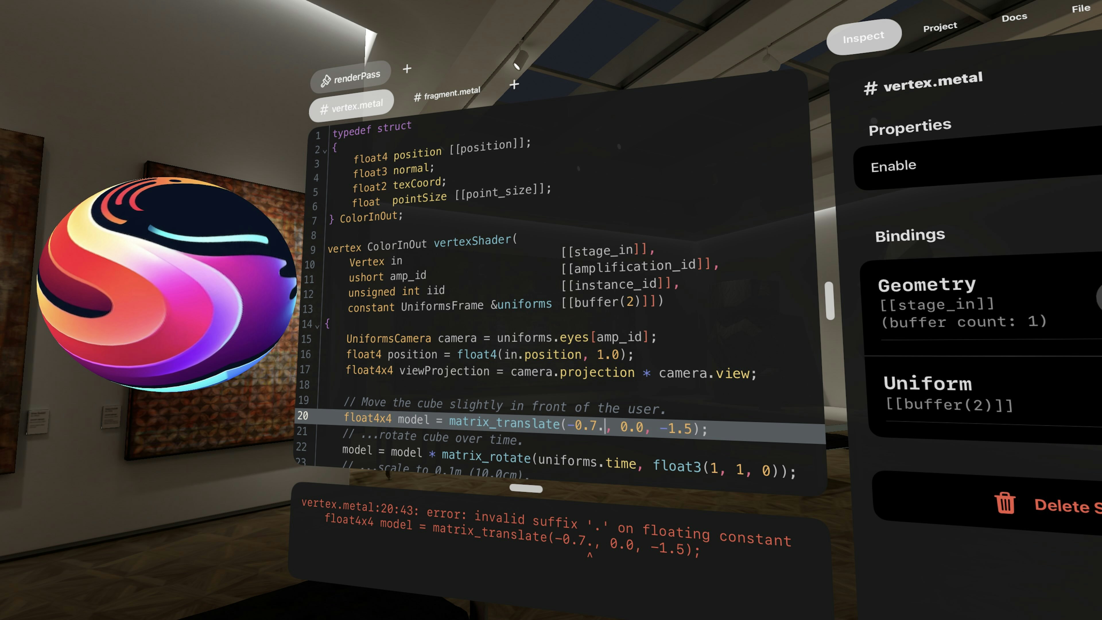 Media Visi Shader - Editor GPU Shader masa nyata untuk Pengkomputeran Spatial 2
