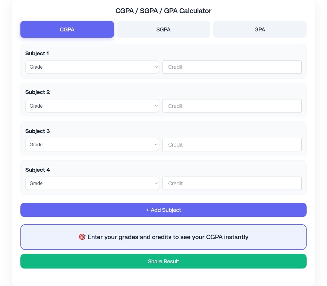 CGPA Tool gallery image