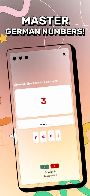 ZahlenApp – Learn German Numbers - Screenshot 3 showing product features and functionality