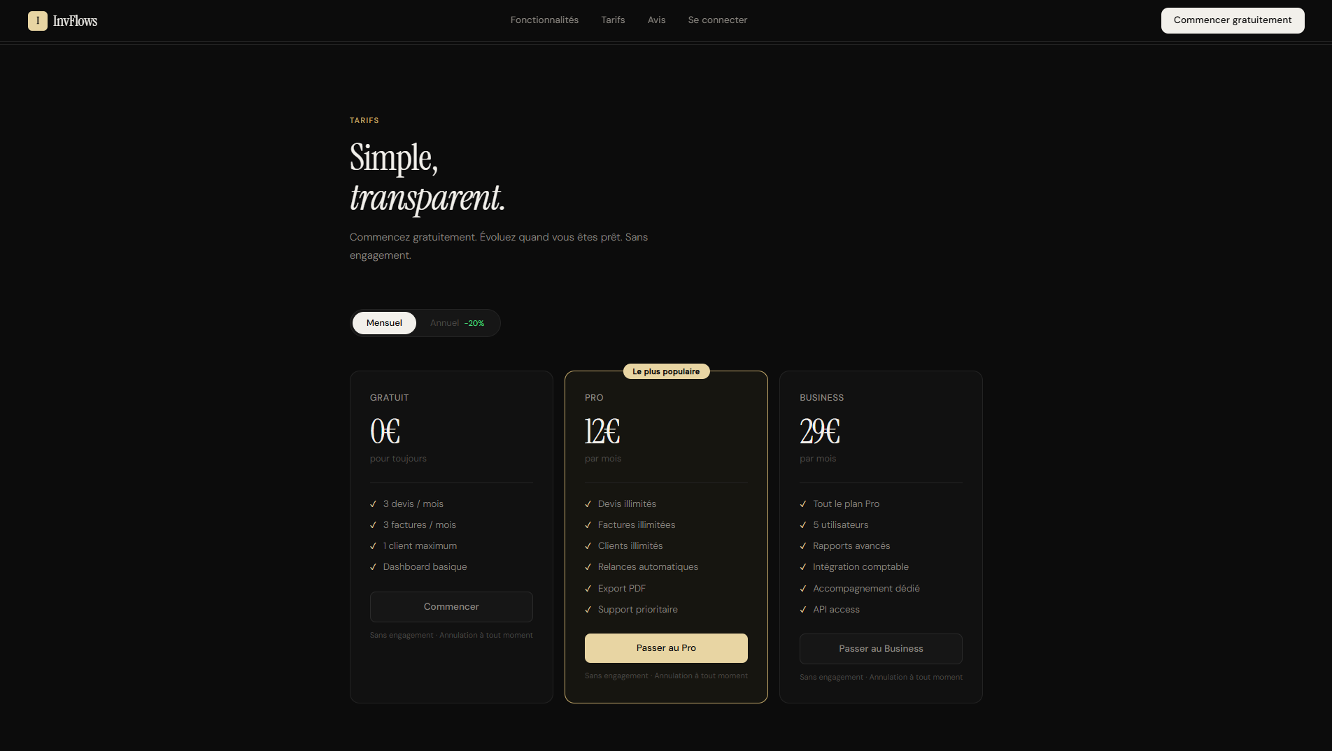 InvFlows La gestion admin des freelances gallery image