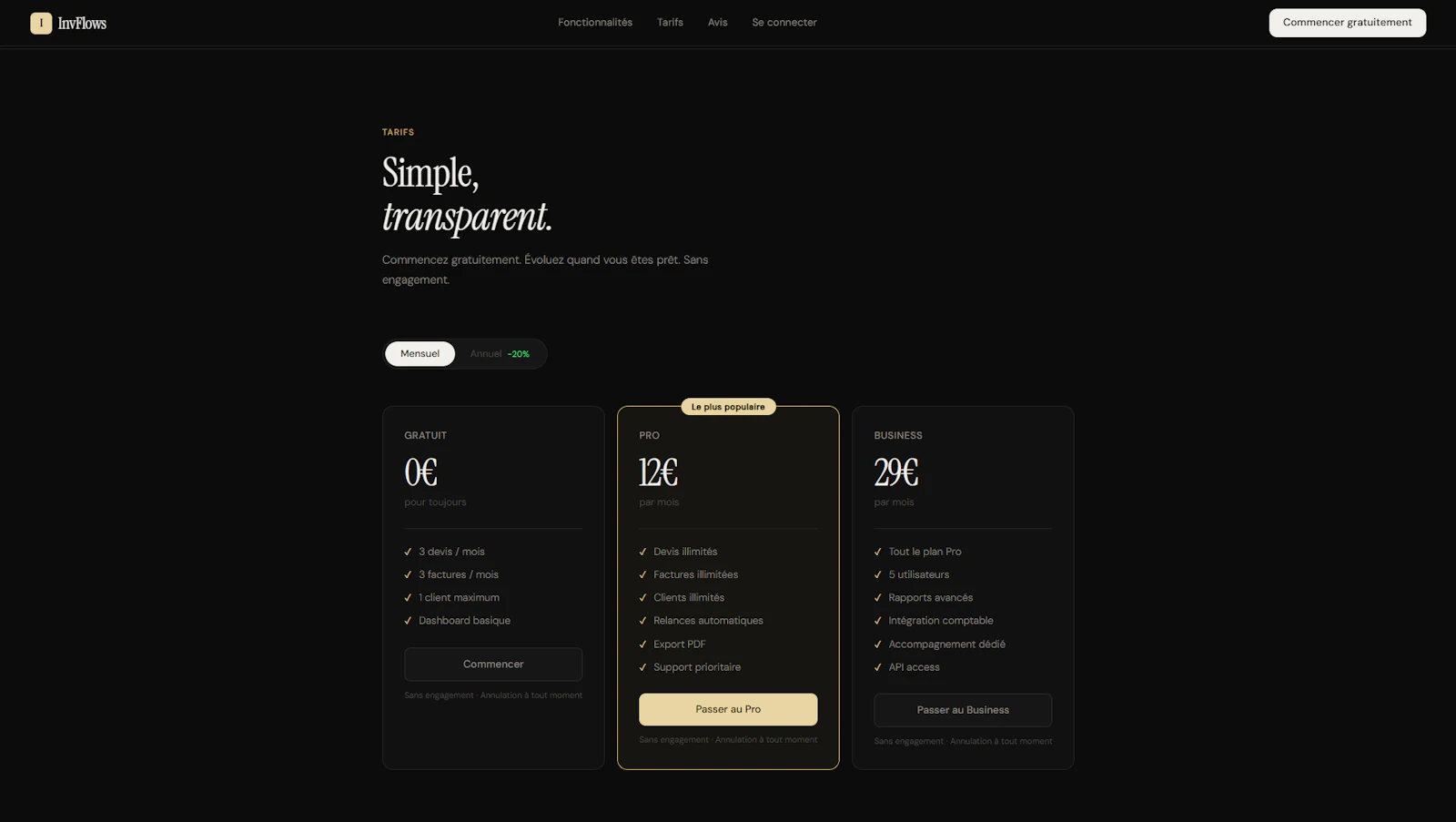 InvFlows La gestion admin des freelances screenshot 6