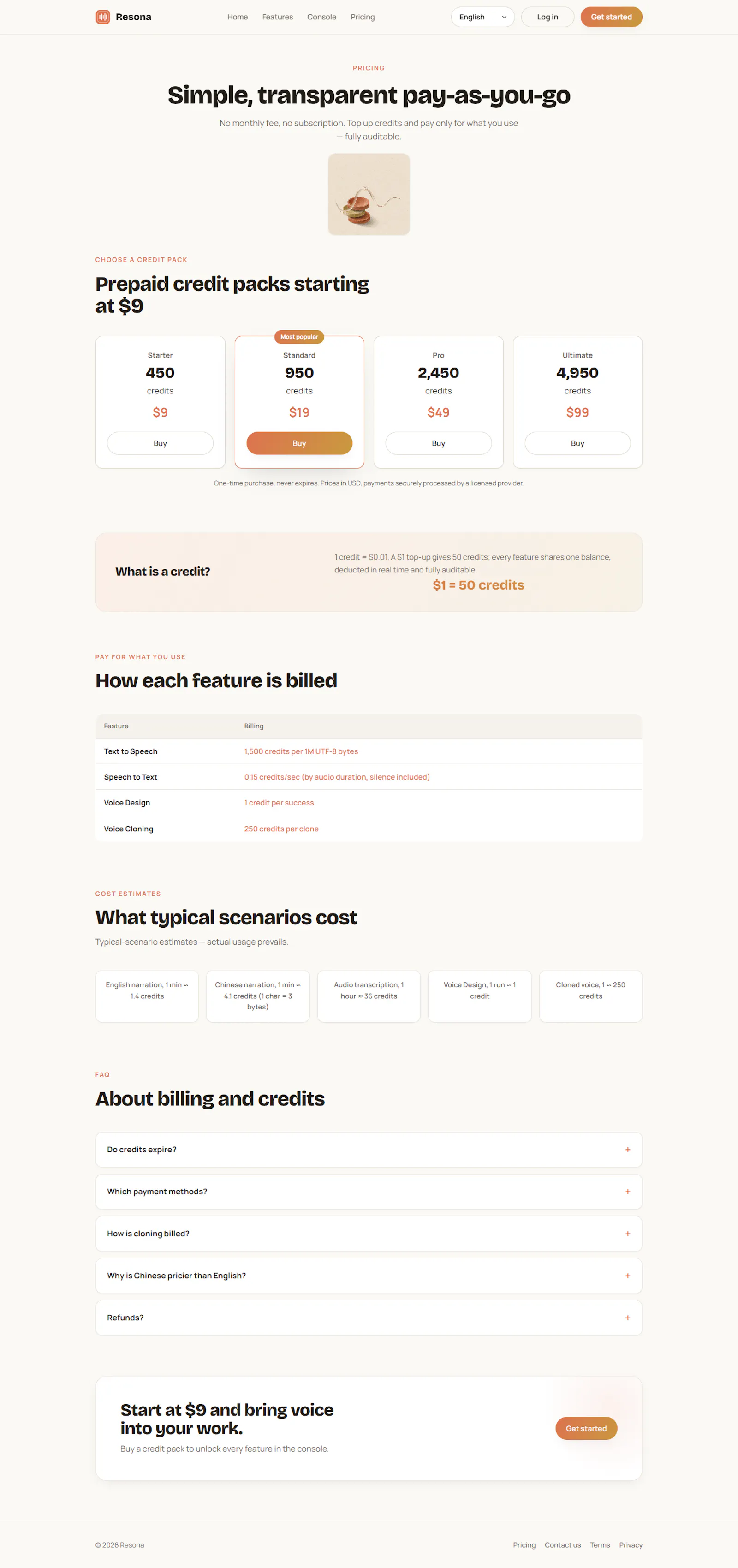 Clone voice,pay only for what you use screenshot 5